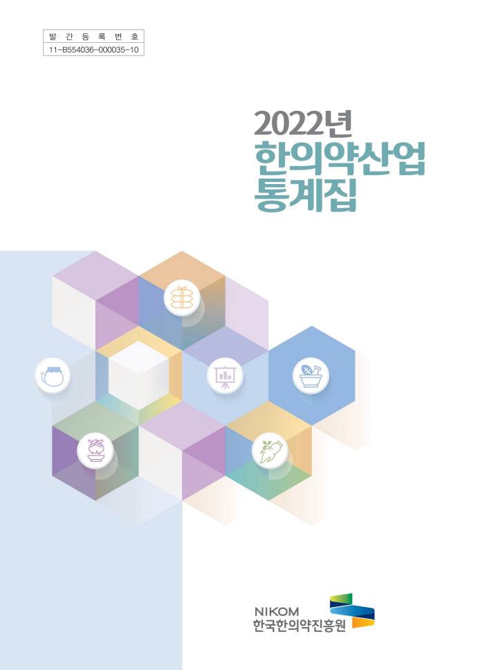 발간등록번호 11-B554036-000035-10
2022년 한의약산업 통계집
한국한의약진흥원 로고