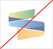 한국한의약진흥원 심볼 형태 임의변경 금지 관련 이미지